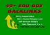 50 gov&edu backlinks per dominare google