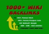 Domina Google con 1000 wiki backlinks